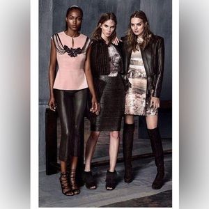 BCBG MAXAZRIA PEPLUM TOP